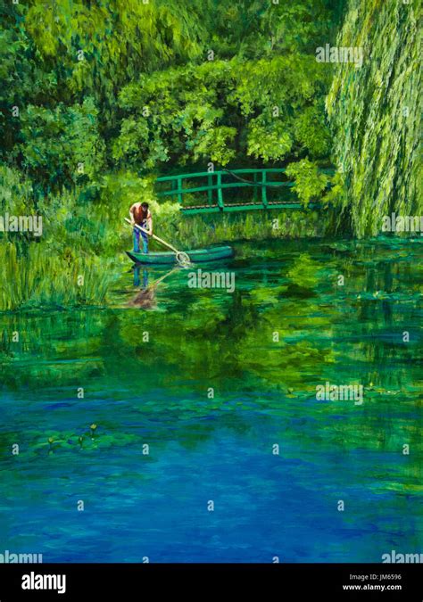 Claude Monet Weeping Willow Hi Res Stock Photography And Images Alamy