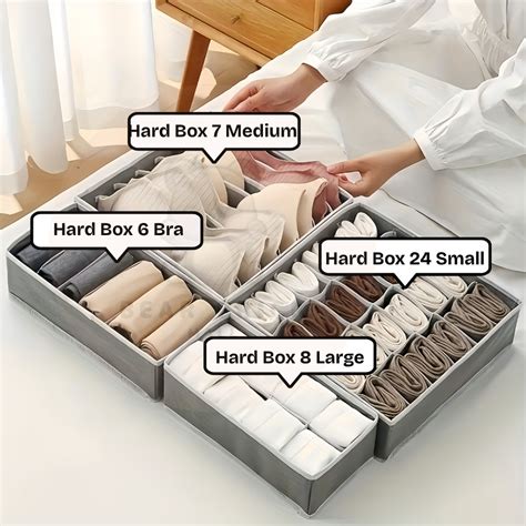 Closet Organizer Underwear Brasocks Storage Box Lingerie Wardobe Organiser Boxfoldable