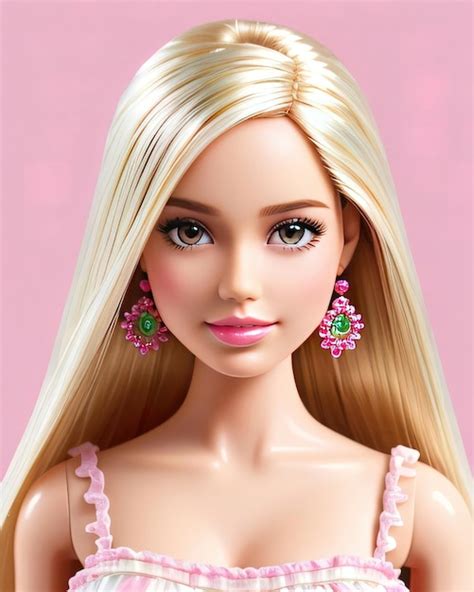 Premium AI Image Blonde Hair Beautiful Doll