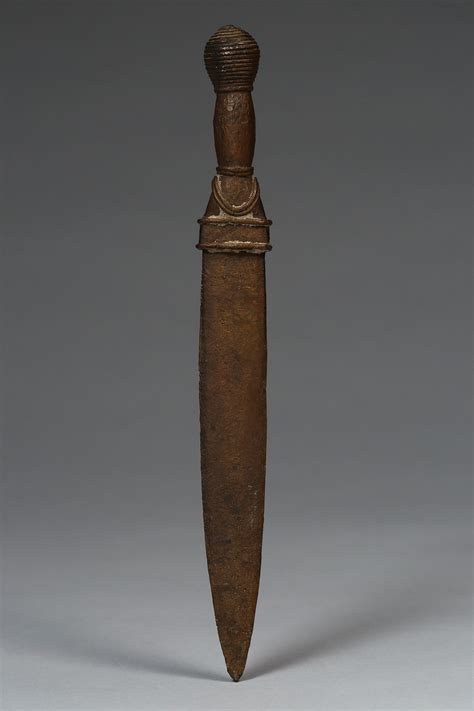 Solid Bronze Dagger West Africa Ertribal