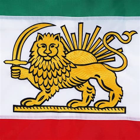 Homissor Bandera antigua de Irán, banderas persas históricas bordadas