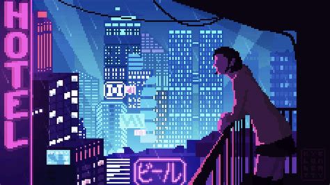 100 Papéis De Parede De Arte Em Pixels Do Cyberpunk