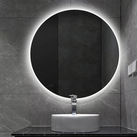 Anti-Fog Round Bathroom Led Mirror With Bluetooth Speaker | Cbm