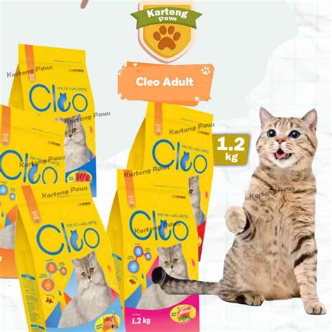 jual cleo adult kg makananpakan kucing dewasa premium shopee