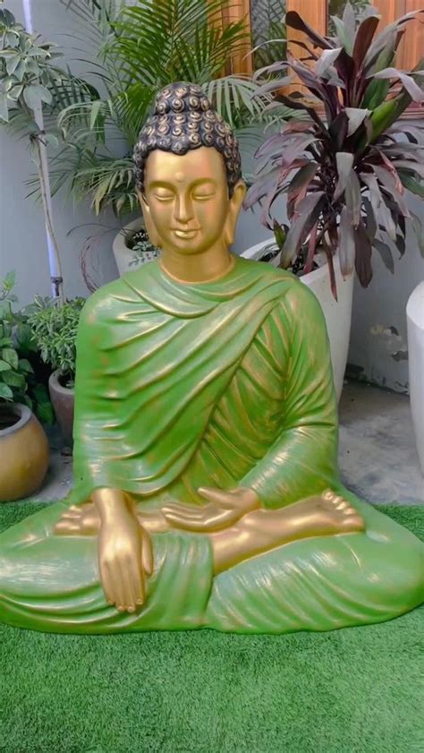 Handmade Dhanwanti Meditating Buddha Figurine Idol For Home Office And