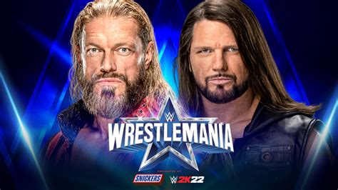 AJ Styles Vs Edge WrestleMania 38 Catch Newz