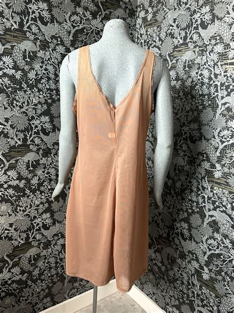 1960 S Osti Lace Peignoir Lingerie Sleepwear Cappucc Gem