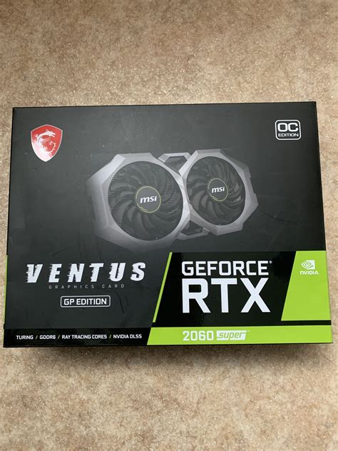 Видеокарта MSI GeForce RTX 2060 SUPER VENTUS GP OC 8G — купить в ...