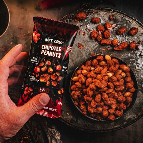 Hot Chip Chipotle Peanuts 20 X 70 Gr Five Star Trading Holland