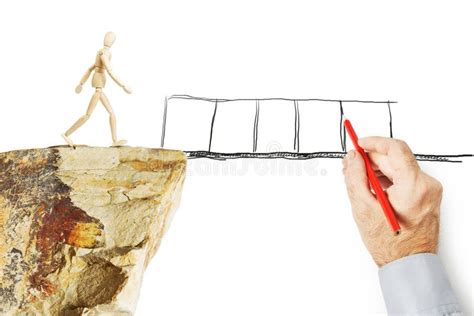 Man Draws A Bridge And Saves Other Person From Falling In The Precipice