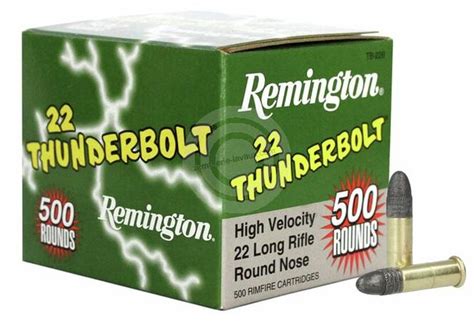 Remington Cal22 Lr Thunderbolt High Velocity 500 Armurerie Lavaux