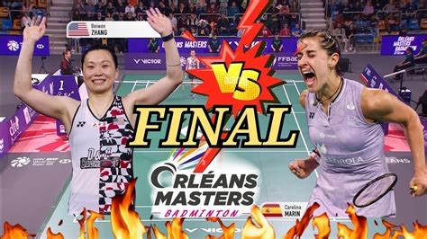 FINAL CAROLINA MARIN Def BEIWEN ZHANGGREAT BATTLE