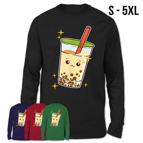 Cute Kawaii Bubble Tea Boba Lover T Milk Tea Tapioca T Shirt Teezou Store