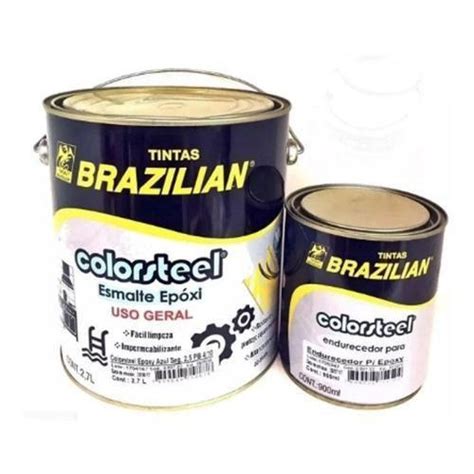 Tinta Epóxi Primer Cinza 675Ml C Catalisador 225Ml Brazilian Tinta