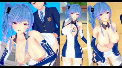 エロゲーコイカツアズールレーン セントルイス3DCG巨乳アニメ動画 Hentai Game Koikatsu Azur Lane St Louis Anime 3DCG Video