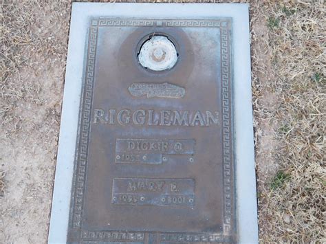 Dickie O Riggleman Find A Grave Memorial