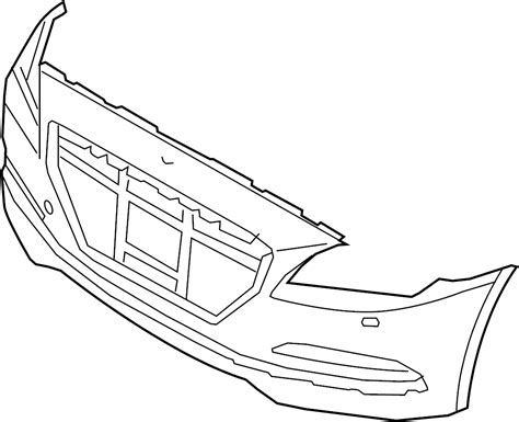 honda cr  face assy rr bumper body rear    norm