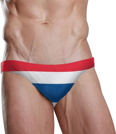 ZZKKO Men Swim Brief Bikini South African Flag Beach Bikini For Mens Swim Underwear XL Big Man