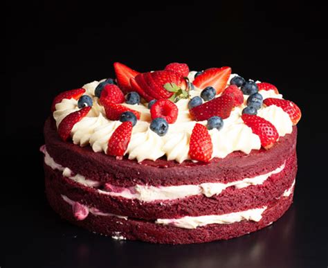 Naked Red Velvet Cake Sydney Cbd Cakes Sponge Cakes Sydney