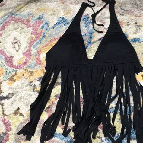 Coco Rave Swim Coco Rave Bikini With Fringe Nwt Poshmark