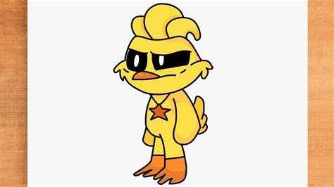 Como Dibujar A Kickin Chicken Smiling Critters Poppy Playtime 3 Fnf