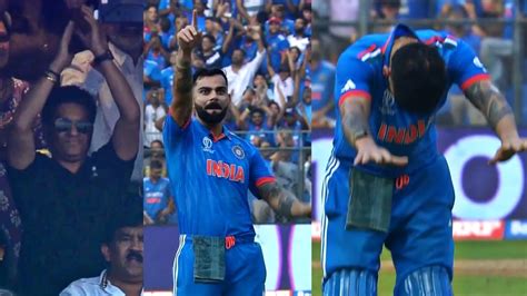 Virat Kohli Bows Down In Front Of Sachin Tendulkar After Scoring Th