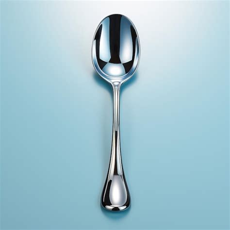 Realistic Vector Spoon Design On White Background Premium Ai