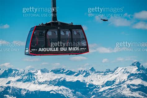 Cabin Of The Aiguille Du Midi Cable Car Mont Blanc And The Alps