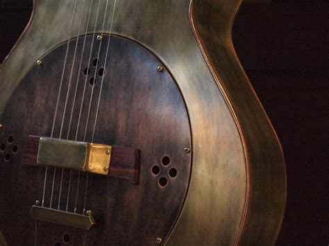 Weissenborn Metal Body Resonator Guitar Mattsen Guitars