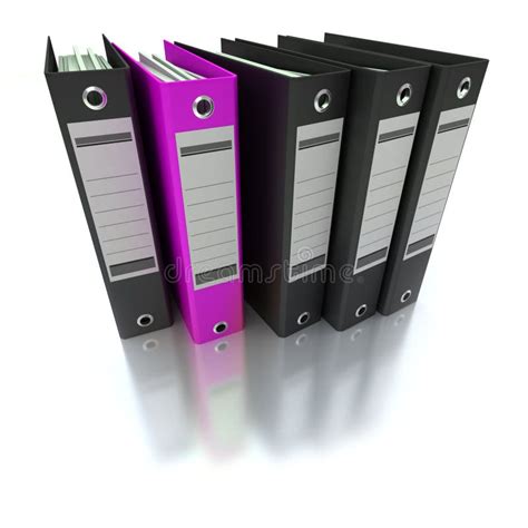 Filing And Organizing Information Stock Illustration Illustration Of