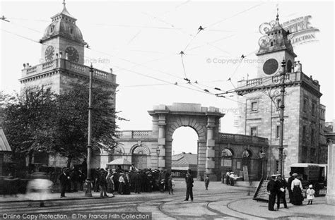 Devonport Royal Naval Dockyard Gate 1907 From Francis Frith Great