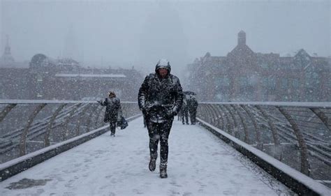 London Weather Exact Date Snow Will Hit London Revealed Sooner Than