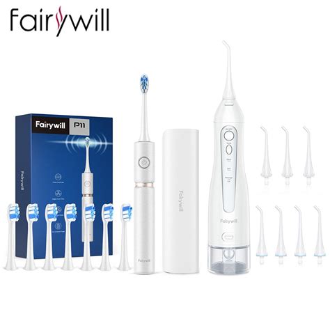 Купить Fairywill Pro Water Flosser Зубы 7 Тип насадки Очиститель ...