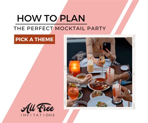 How To Plan The Perfect Mocktail Party All Free Invitations