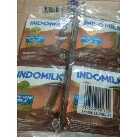 Jual Skm Indomilk Coklat Saset 37g Shopee Indonesia