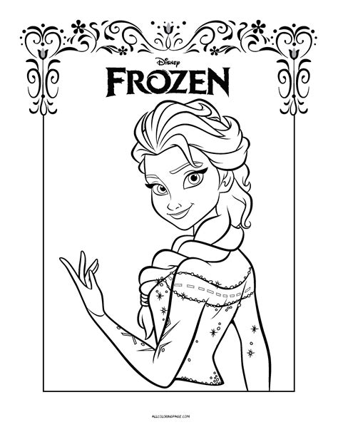 frozen coloring pages 10