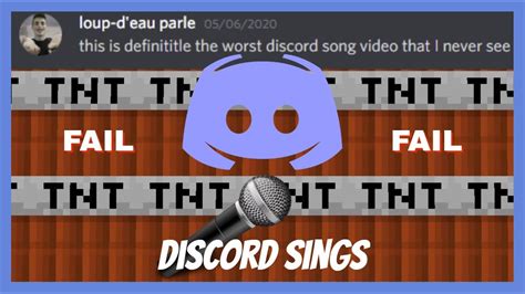 Discord Tries To Sing Tnt My Worst Discord Sings Ever Youtube