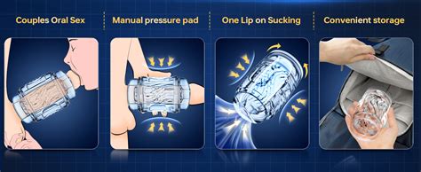 Amazon Male Masturbator Sex Toys For Men Pocket Pussy Squeezable Adult Sex Toy Sucking