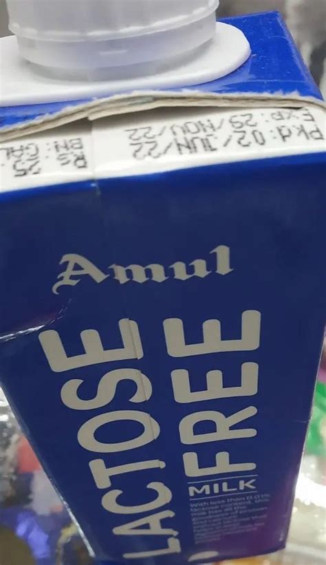 Amul Lactose Free Milk Ml Packaging Type Tetra Pack At Rs Piece