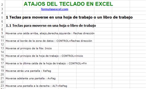 17 Atajos Con El Teclado En Excel Trucos Y Tips De Excel Que Debes Saber Otosection