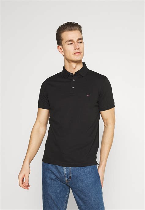 Symposium Schweigend Motor Tommy Hilfiger Black Polo T Shirt