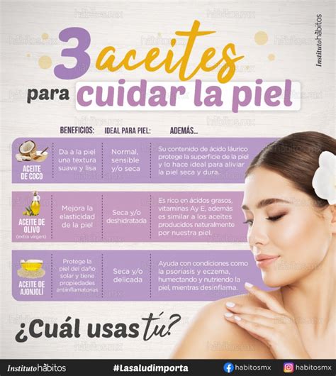 3 Aceites Para Cuidar La Piel Hábitos Health Coaching