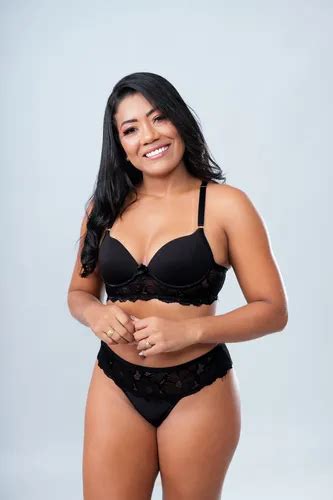 Lingerie Luxo Renda Sensual Bojo Calcinha Suti Especial Preto M Mercadolivre