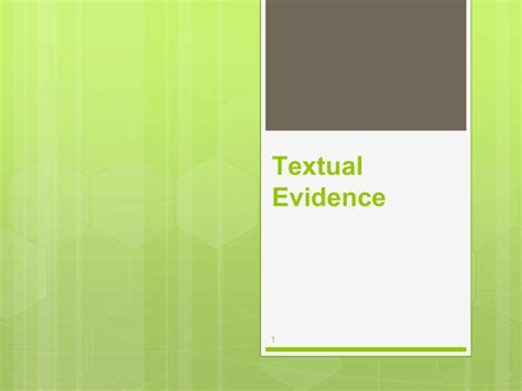 What Is Textual Evidence Definition Eurofiko