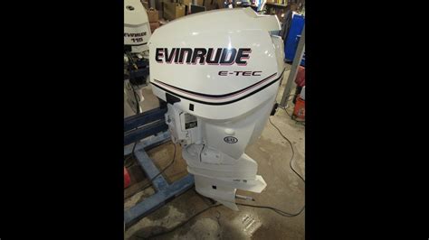 Used Evinrude E Tec Hp Outboard E Dpxaaa Shaft Youtube