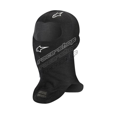 Alpinestars Fia Zx Evo Balaclava Black White Universal Size