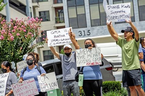 Photos Protest Draws Attention To Troubles At Center For Pan Asian