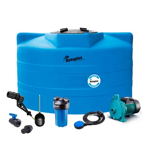 cisterna equipada azul  litros rotoplas torke
