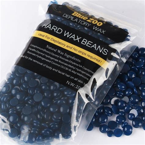 blue silk hair removal wax barber clips