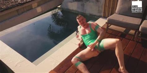 Kinky Axel Abysse Tears His Hole In Pool Solo Anal Torment Tnaflix
